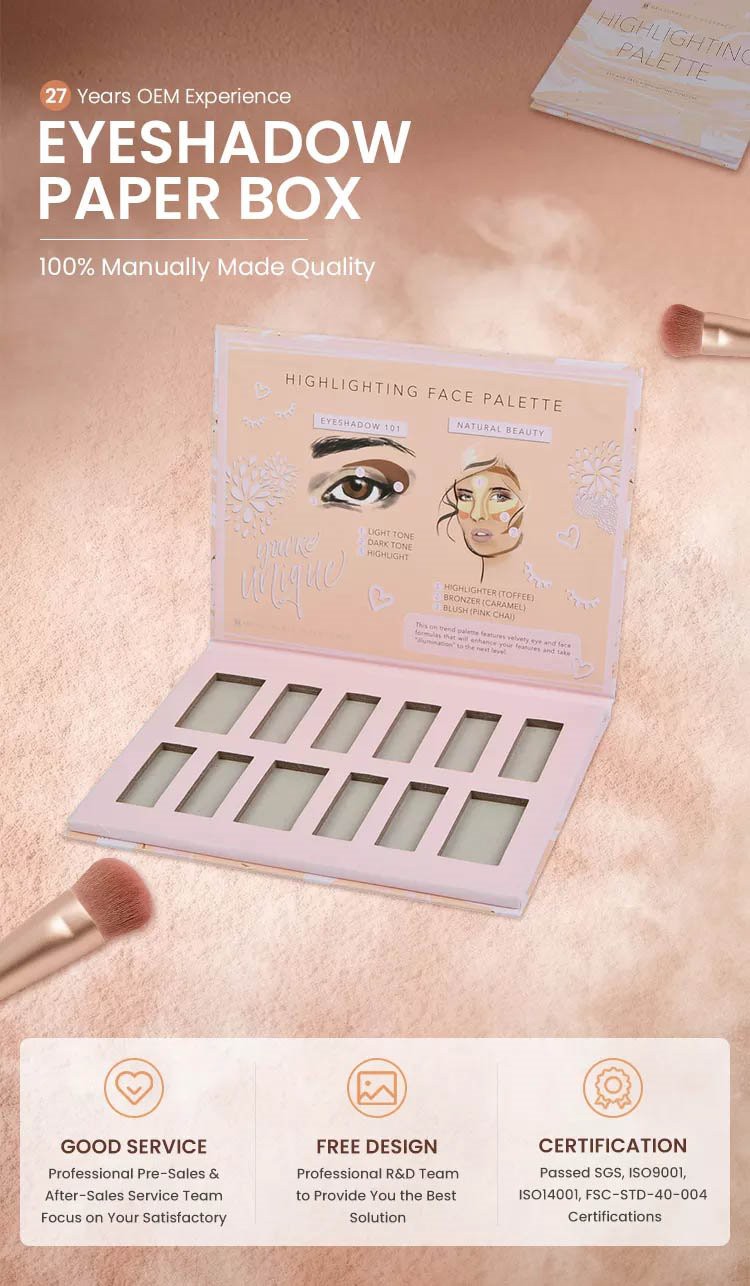 eyeshadow paper box