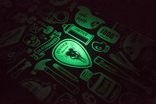 Glow-in-the-dark ink