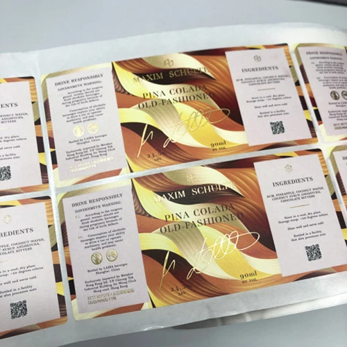 Synthetic paper self-adhesive