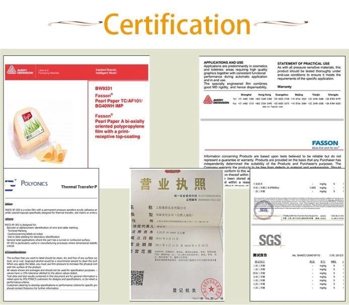 Certification